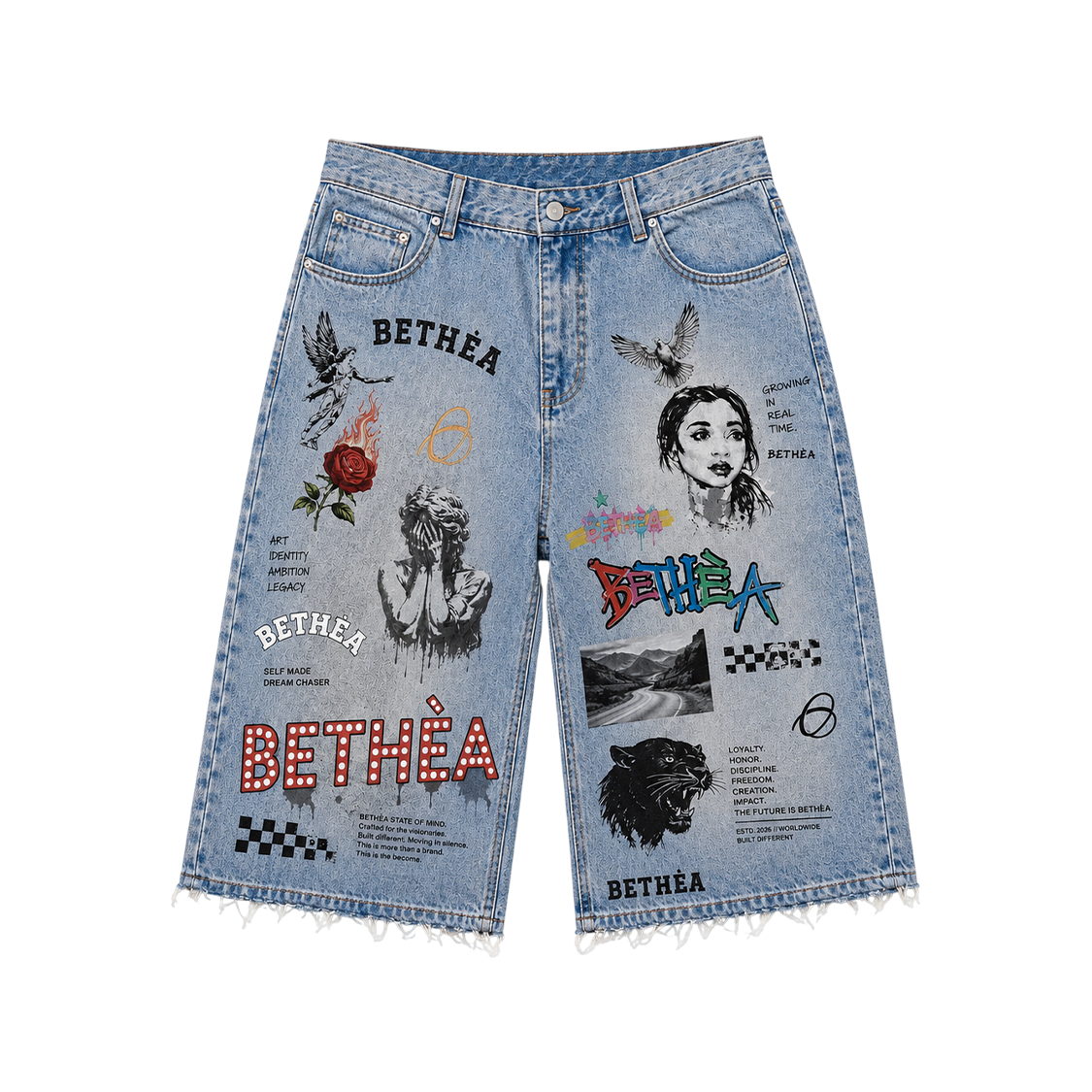 Beauty In BETHÈA Denim Shorts